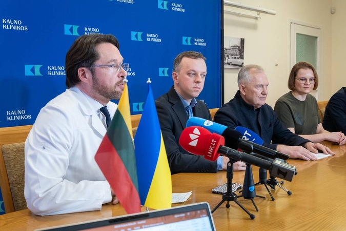 Kartu: Ukrainos medikų delegacija ir Kauno klinikų bei Sveikatos apsaugos ministerijos atstovai pasakojo apie esamą situaciją ir bendradarbiavimą.
