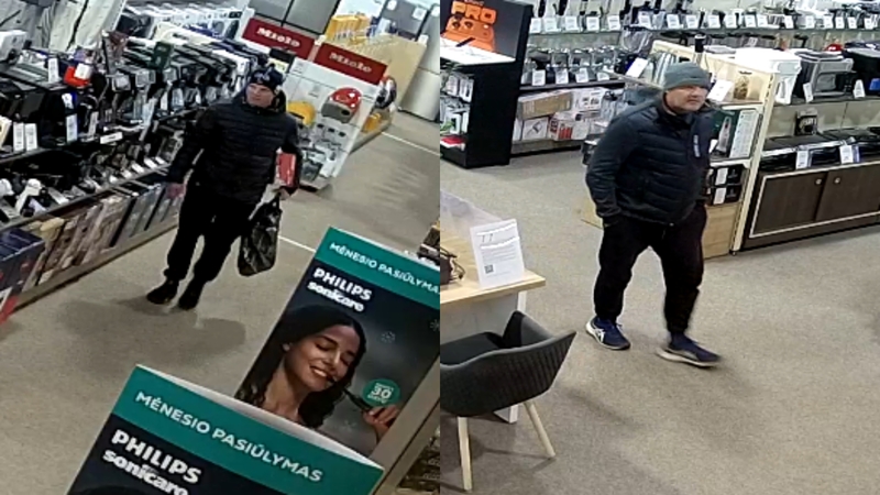 Kauno policija šių vyrų nori paklausti, ką žino apie tūkstantinę vagystę