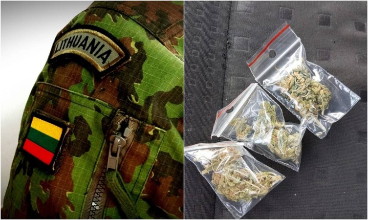 Karys pričiuptas su narkotikais