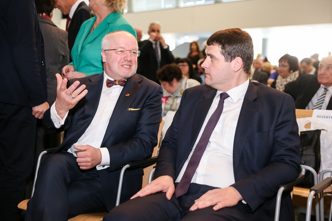 Juozas Olekas (kairėje) ir Remigijus Žemaitaitis