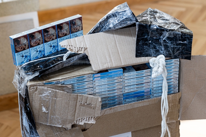 Vakarų Lietuvoje pastebėtas kontrabandinis balionas, įtariama, atskridęs iš Baltarusijos