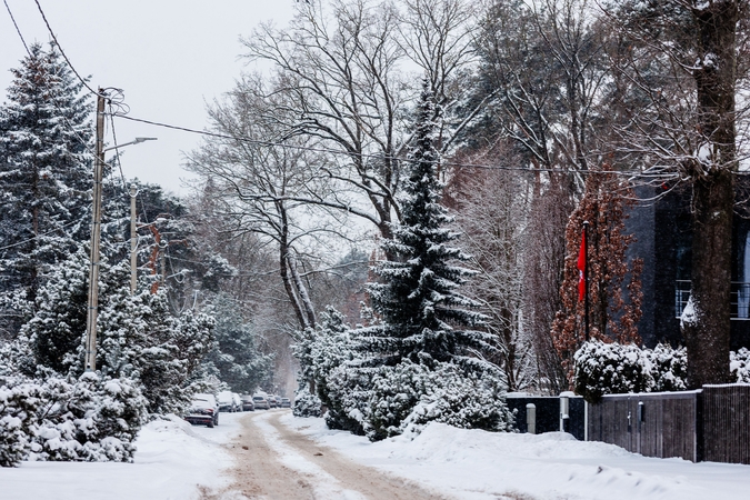 Po lijundros Lietuvą užklojo sniego sluoksnis