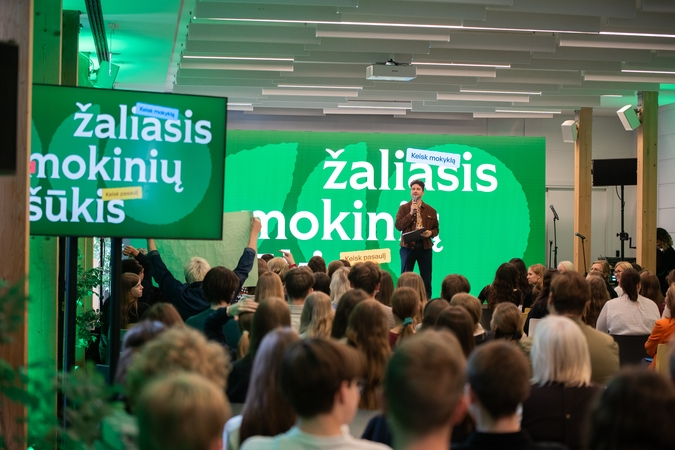 Žaliasis mokinių iššūkis sugrįžta: Vilniaus moksleiviai kviečiami tapti tvarių pokyčių iniciatoriais
