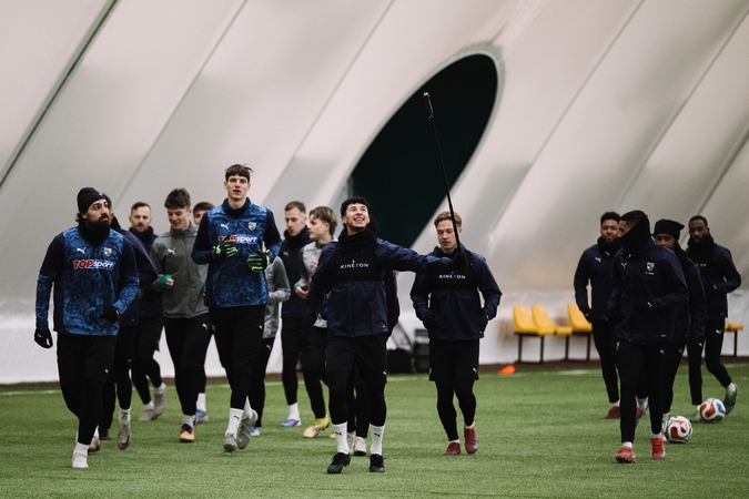 „Kauno Žalgiris“ susirinko į pirmąją 2026 m. treniruotę 