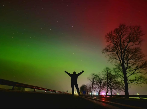 Pareigūnai taip pat fiksavo neeilinį reiškinį: turėjome įspūdingą naktį