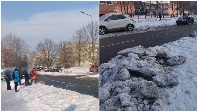 Pribloškė: vaikų elgesys nustebino praeivius – sniegas ir ledo luitai skriejo tiesiai į gatvę.