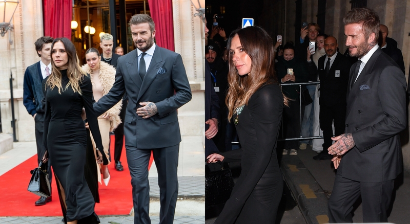 Davidas Beckhamas su žmona Victoria Beckham