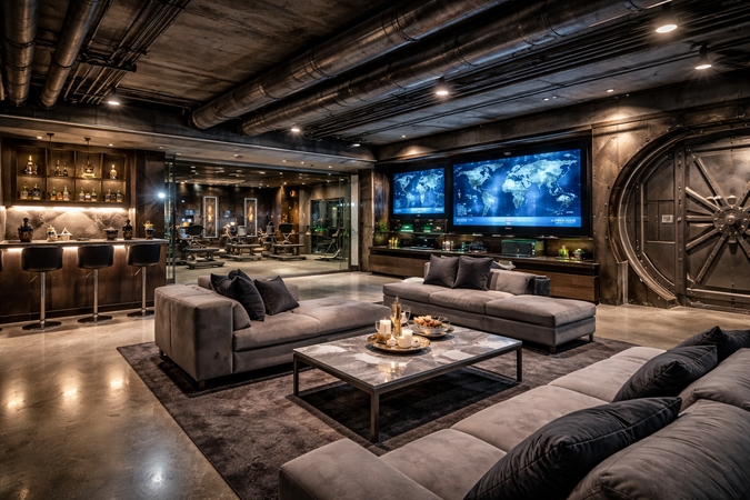 Prabangus požeminis bunkeris