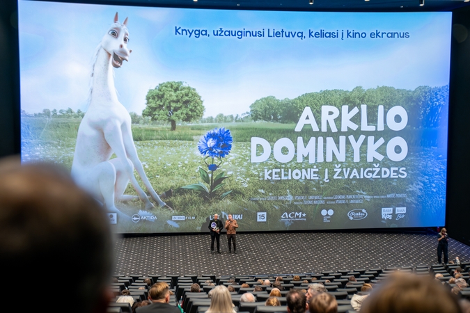 Filmo „Arklio Dominyko kelionė į žvaigždes“ premjera