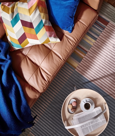 Jaukiai: minkšti baldai, daug pagalvėlių ir tekstilės kviečia sulėtinti tempą. 