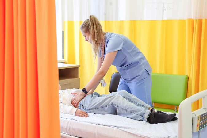 Pilvo apžiūra Skubiojoje pagalboje