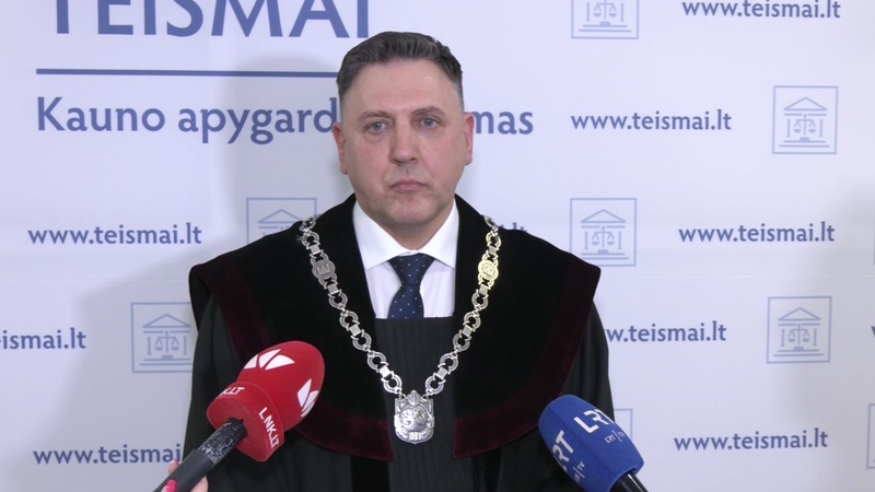 Kauno apygardos teismo teisėjas Vaidas Vasiliauskas.