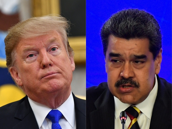 Donaldas Trumpas ir Nicolasas Maduro