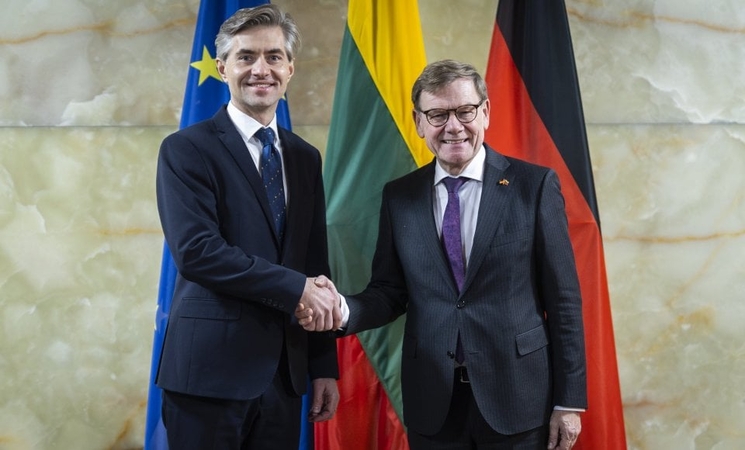 Lietuvoje pirmą kartą viešintis Vokietijos diplomatijos vadovas aptars NATO pafrontės stiprinimą