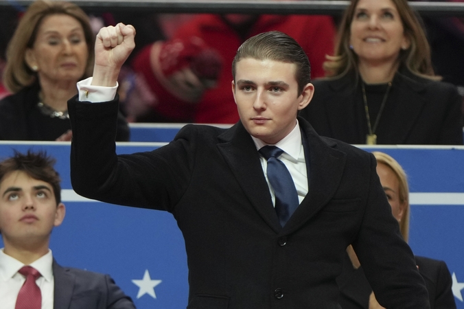 Donaldo Trumpo jauniausiasis sūnus Barronas Trumpas