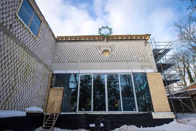 Palangos kino teatre „Naglis“ baigti pagrindiniai rekonstrukcijos darbai.