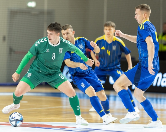 Repeticija: lietuviams nepavyko laimėti draugiškų rungtynių su ukrainiečiais.