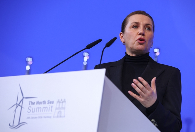 Danijos premjerė ragina Europą ginkluotis
