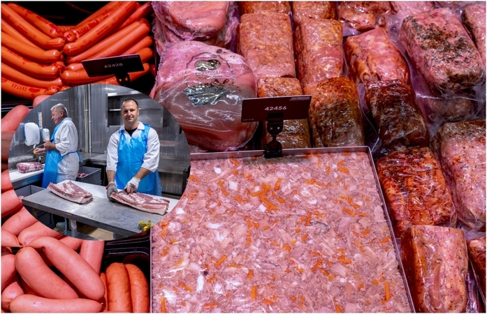 Kokybė: „Rivonos“ Mėsos perdirbimo padalinys šviežią skerdeną į didžiąsias „Norfas“ pristato šešias dienas per savaitę, o į mažesnes – kas antrą dieną.