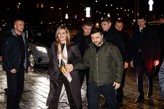 Į Vilnių atvyko Volodymyras Zelenskis