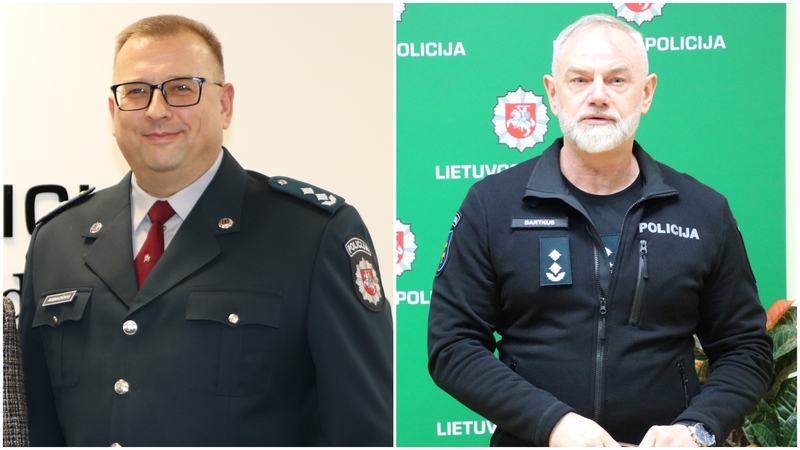 Mindaugas Ambraziūnas (kairėje) ir Alfredas Bartkus