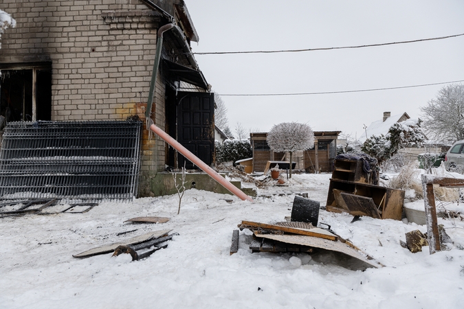 Per gaisrą Aleksote apdegė vyras