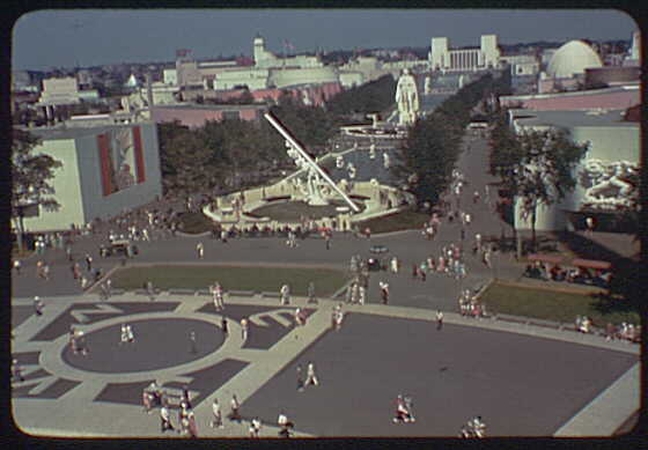 Galimybė: lietuviai verslininkai nebeužmezgė tampresnių ryšių su JAV atstovais, nors iki okupacijos dar spėjo sudalyvauti ir Pasaulinėje parodoje, 1939 m. vykusioje Niujorke. Nuotraukoje – bendras parodos vaizdas.