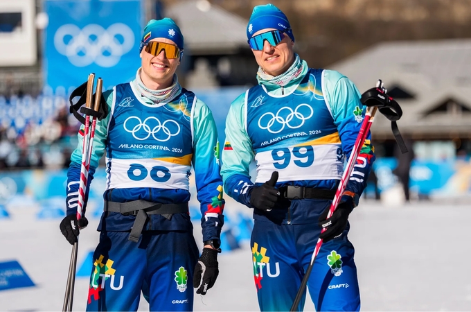 Lietuvos vyrų ir moterų duetai komandiniame sprinte buvo arti geriausiųjų dvidešimtuko 