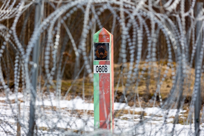 Pasienyje su Baltarusija 21 parą nefiksuojama neteisėtų migrantų
