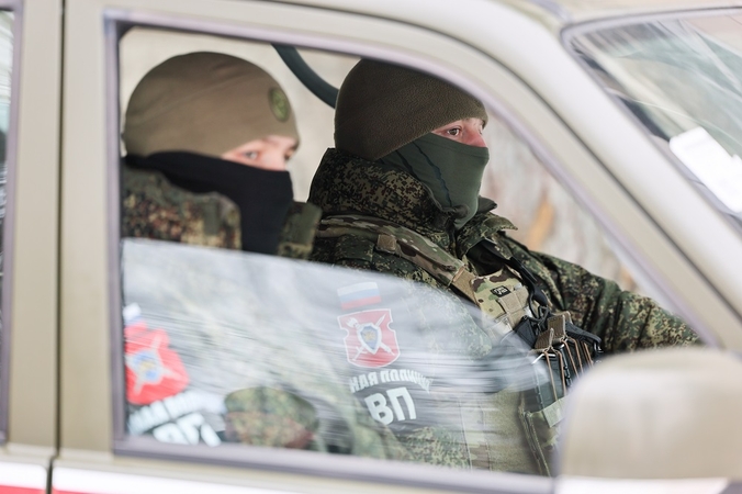 Netoli Sankt Peterburgo sugriuvo Rusijos karinės policijos pastatas