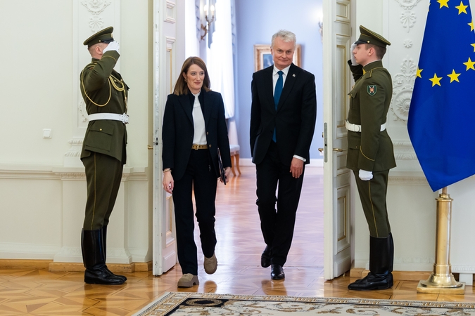 Spaudos konferencija Prezidentūroje