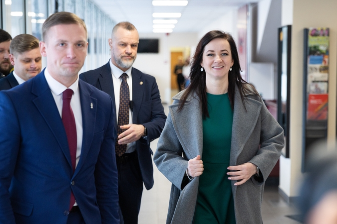 Premjerė susitiko su Vilniaus rajono savivaldybės vadovybe