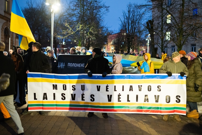 Paramos ir solidarumo eitynės su vėliavomis „Mūsų vėliavos – laisvės vėliavos!“