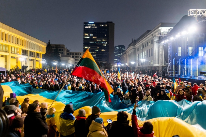 Lietuvoje bus minimos karo Ukrainoje metinės: vyks solidarumo renginiai
