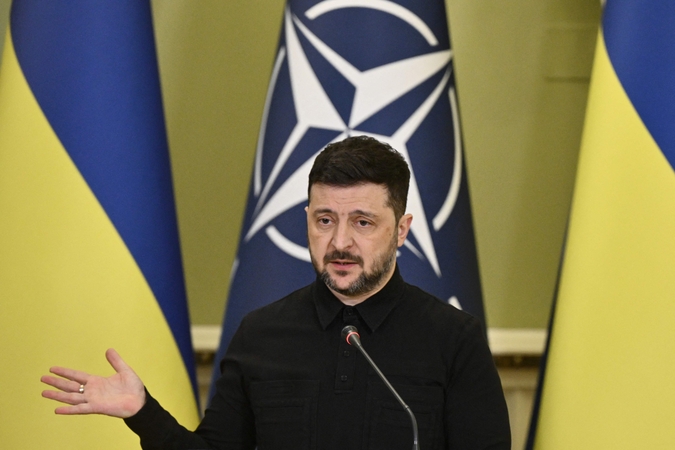 Volodymyras Zelenskis: rinkimai Ukrainoje įvyks tik užtikrinus saugumo garantijas ir paliaubas