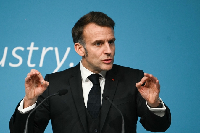 Emmanuelis Macronas: Europos vienintelis kelias į priekį – tapti „nepriklausoma galia“