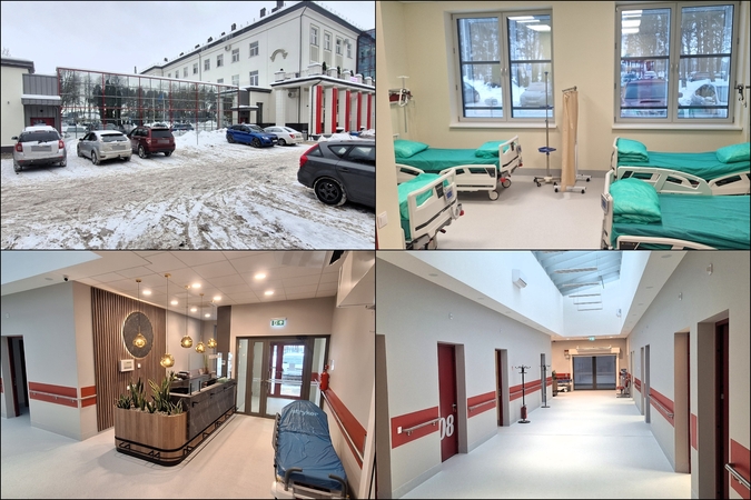 Baigtos Kretingos ligoninės Priėmimo ir skubios pagalbos skyriaus statybos
