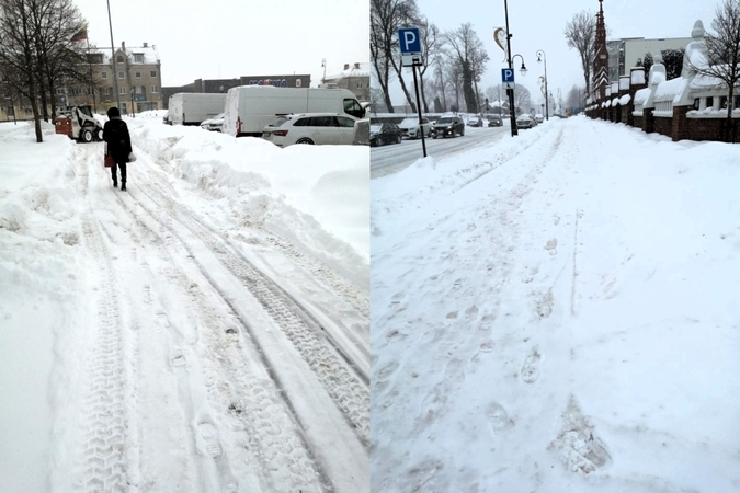 Kretingoje ir jos rajone intensyviai vaduojamasi iš sniego apgulties