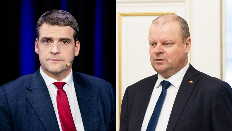 Remigijus Žemaitaitis ir Saulius Skvernelis