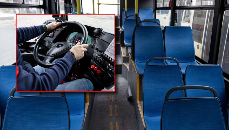 Autobuse – smurtas prieš vairuotoją: keleiviai patys išmetė agresorių