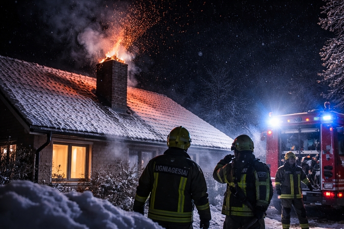Per speigą – pavojingos klaidos: ugniagesiai įspėja dėl krosnių ir šildymo