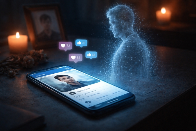 „Meta“ patentas šokiravo ekspertus: mirusieji gali „sugrįžti“ į socialinius tinklus