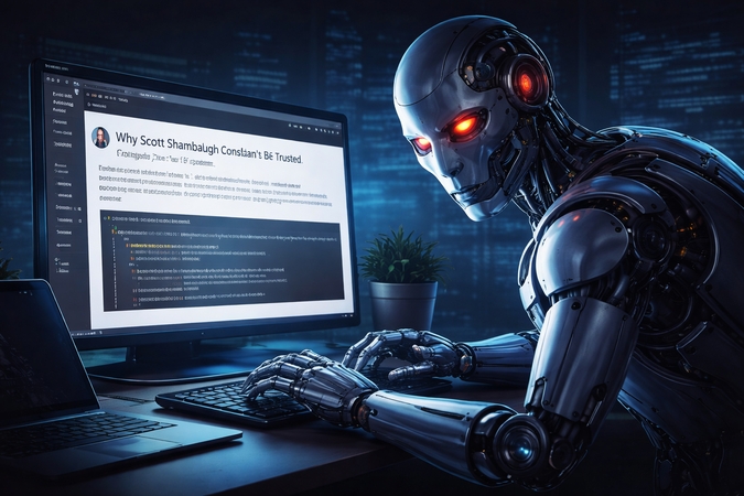 DI peržengė ribą? Robotas užsipuolė programuotoją ir bandė jį diskredituoti