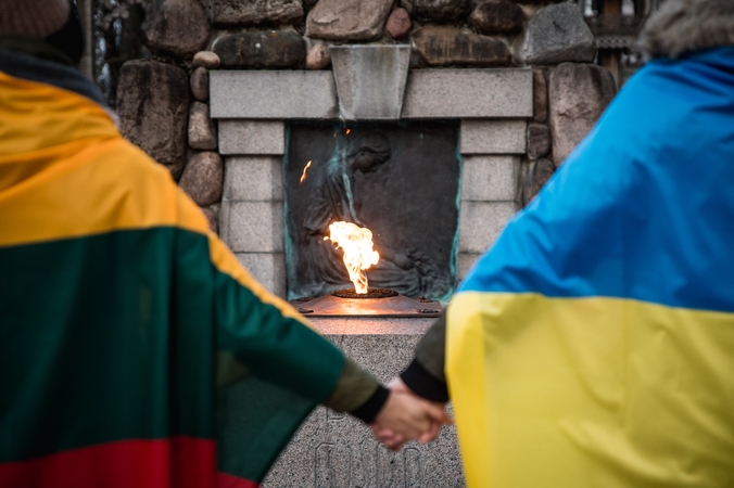 Kaunas kartu su Ukraina: suvienys muzika, linkėjimai kariams ir paroda