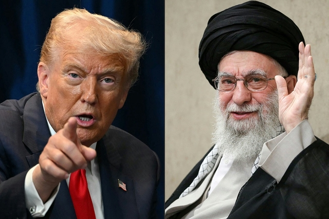 Donaldas Trumpas ir Ali Khamenei
