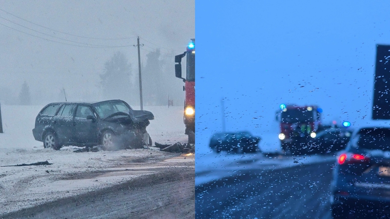 Kelyje Kaunas–Prienai – stipri kaktomuša: trys žmonės perduoti į medikų rankas