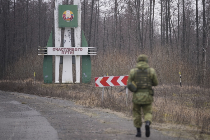 Ukraina stiprina sienos su Baltarusija apsaugą