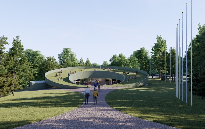 Europos geografinio centro aikštėje iškils edukacijų centras