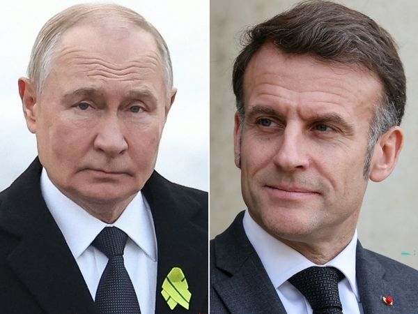 Macronas teigia, kad dialoge su Putinu nori „europietiško požiūrio“