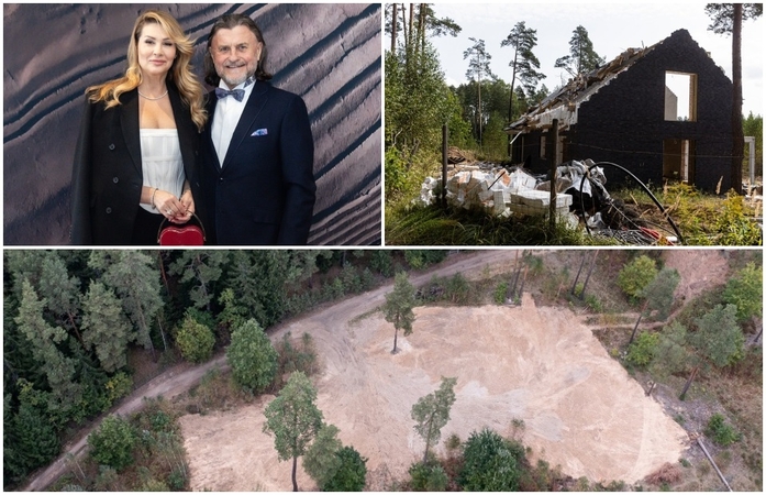 Dainos ir Antano Bosų nugriautas namas Vilniaus rajone